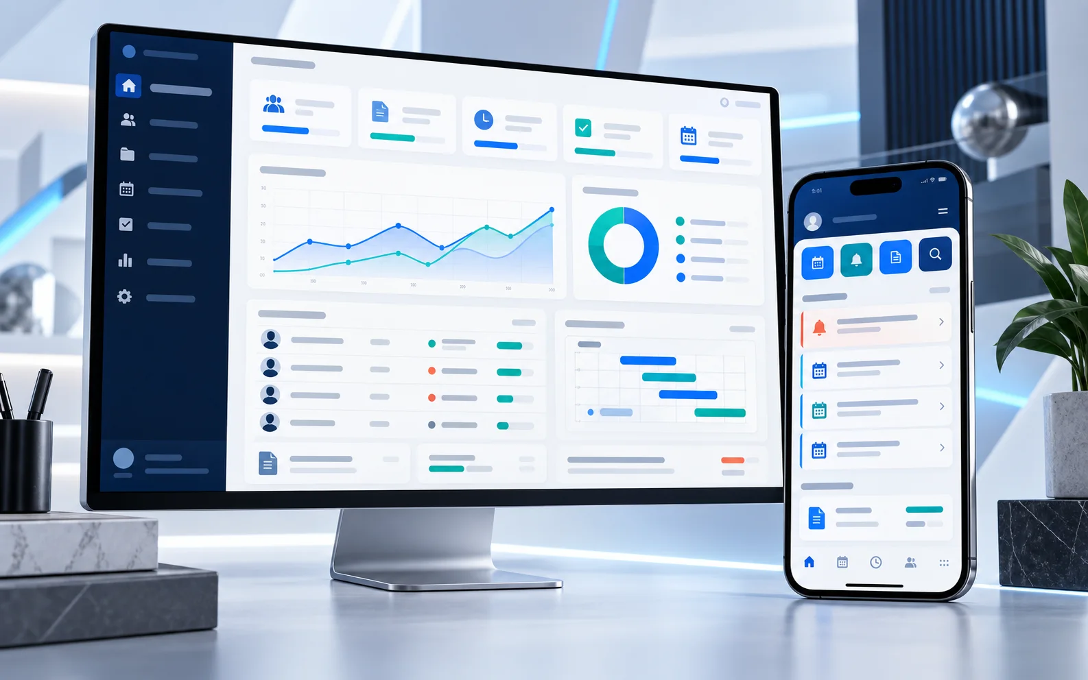 ZXJurídico integrado com sistema web e aplicativo móvel